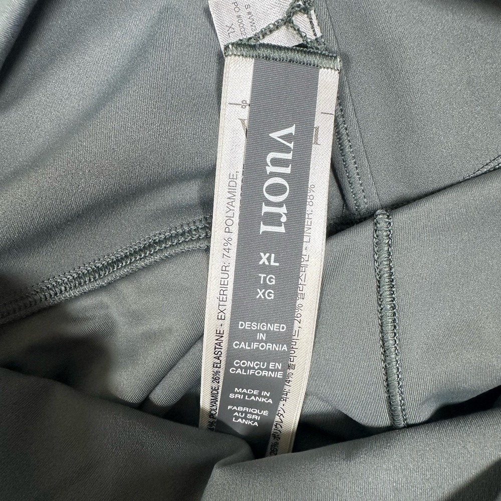 Vuori All The Form Short Womens XL Dark Jade Pocket 6'' Active Gym Fitness NEW - Picture 8 of 10